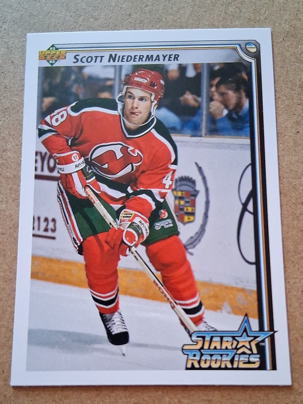 Scott Niedermayer Hockey Trading Card - Red/Green